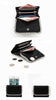 Plush Wallet With Chain Detail, Black