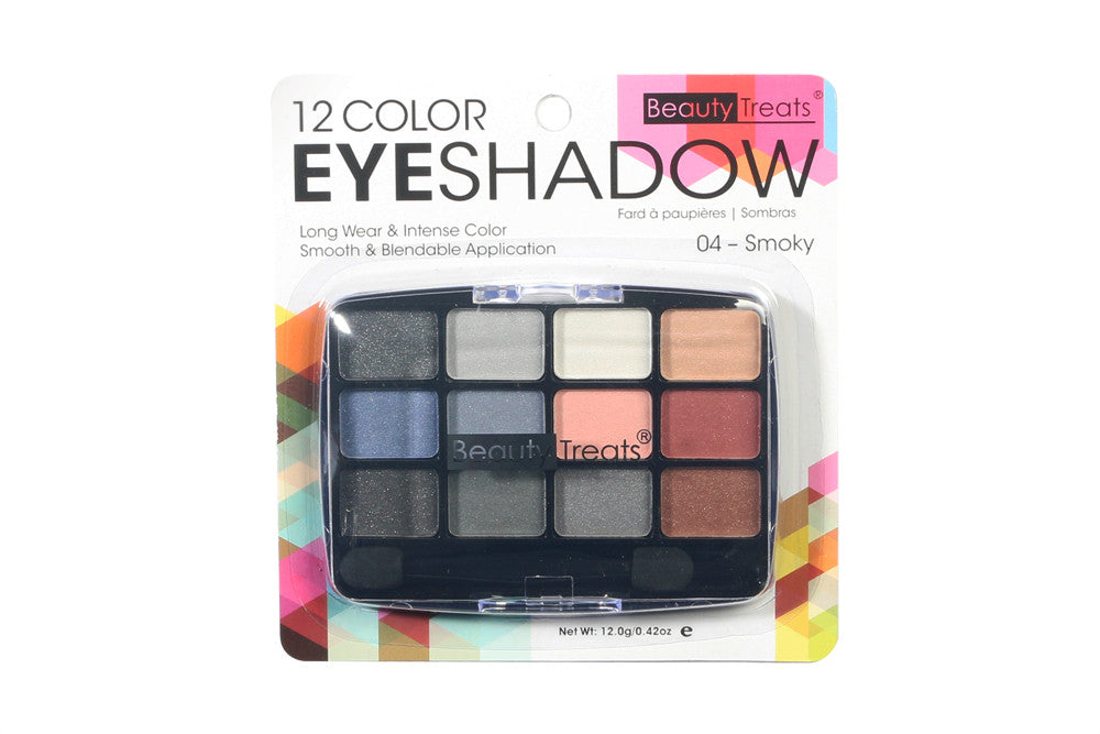 12 Color Beauty Treats Eyeshadow Palette, Smoky