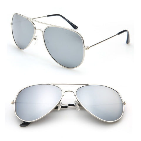 Round Fashion Sunglasses, White