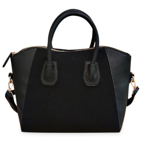 Gold & Scarf Accented Handbag Tote, Dark Blue