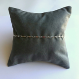 Bar Chain Bracelet, Silver