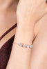 Adjustable Crystal Inlay Bracelet, Gold