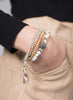 Hematite Ball Stretch Bracelet Set