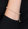 Pearl Charm Bead Bracelet
