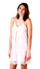Lace Detail Blush Cutout Dress