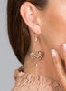 Crystal Beaded Statement Earrings