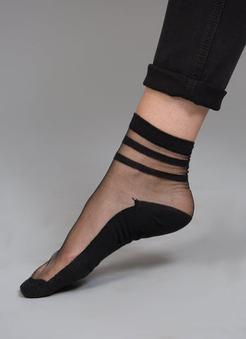 Classic Fishnet Anklet Socks
