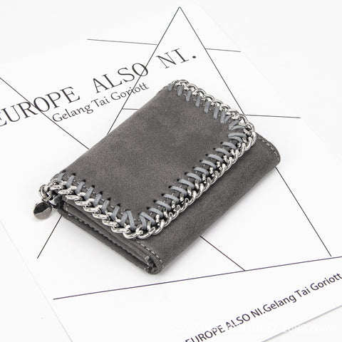 Woven Design Classic Wallet, Black