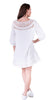 Long Sleeve Crochet Lace Dress, White