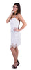 Lined Crochet Dress, White