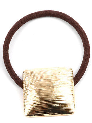Intertwined Metallic Thread Headband, Aqua