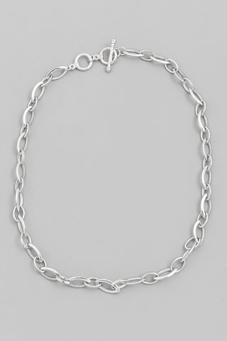 Gold Chain Layered Choker Necklace Set