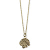 Gold Hedgehog Charm Necklace