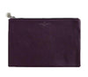 PU Leather Fashion Clutch Bag, Purple