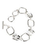 Metal Starfish Chain Bracelet, Silver