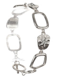 Metal Starfish Chain Bracelet, Silver