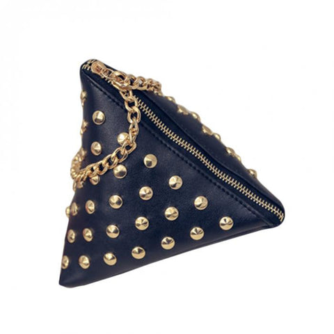 Sequin Clutch Handbag, Gold