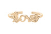 Simple Love Toe Ring, Gold