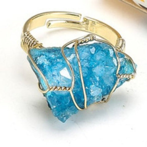 Tribal Etched Stretch Ring