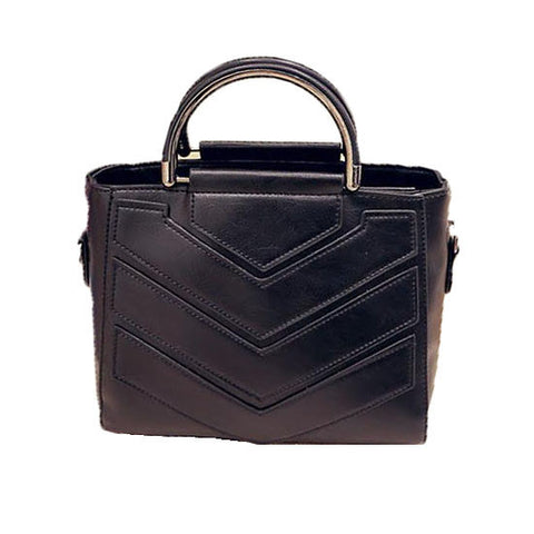 PU Leather Fashion Clutch Bag, Black