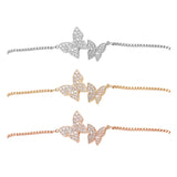 Butterfly Adjustable Bracelet, Silver