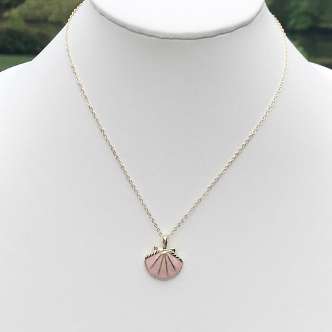 Delicate Flower Disc Necklace, Dandelion Puff