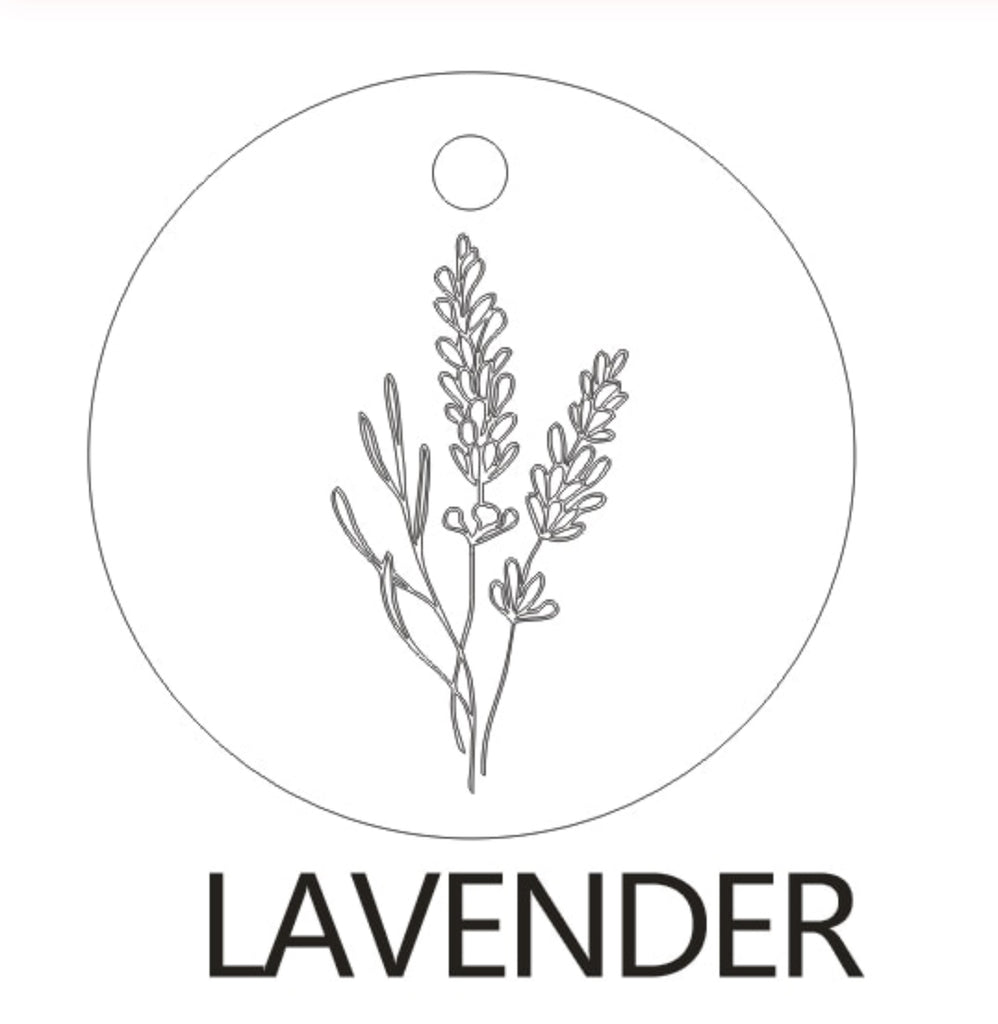 Delicate Flower Disc Necklace, Lavender