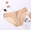 Set of 2 Lacy Low-Rise Panties, Cream & White