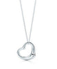 Elegant Silver Heart Necklace