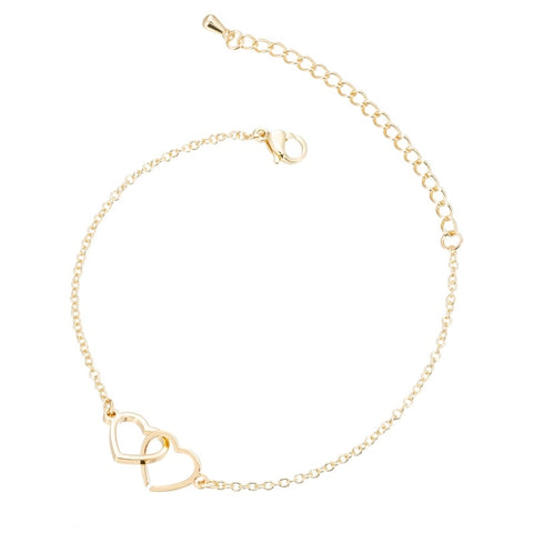 Crystal Beaded Cord Bracelet, Rose Gold