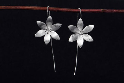 Gold Lotus Flower Post Earrings