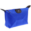 Roomy Nylon Cosmetic Bag, Blue