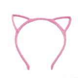 Fuzzy Cute Cat Headband, Pink