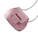 Chain Handle Messenger Handbag, Pink