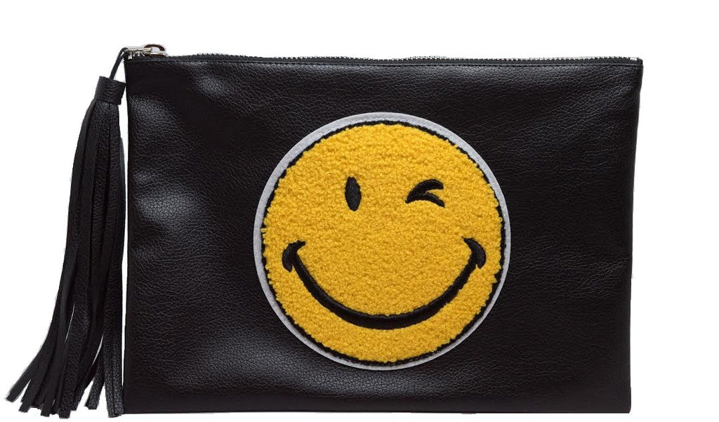 Smiley Emoji Clutch Bag