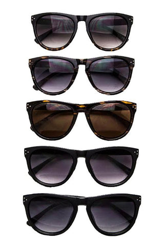 Aviator Sunglasses, Gold & Black