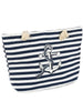 Large Roomy Anchor Striped Tote